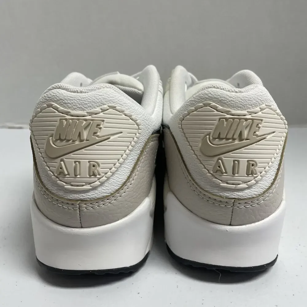 Nike Air Max 90 White Flat Pewter HM8128 101 Size 8 Women White Grey Leather